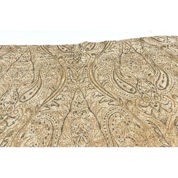 Set 4 Valances Luxury Window Treatments Short Curtains Tan Tassels Tapestry - Picture 6 of 6